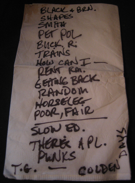 Setlist